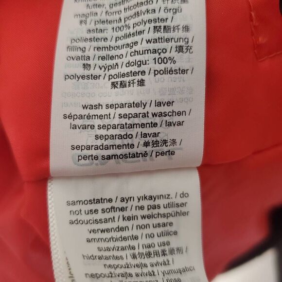 Oneill Black Poppy Red Colorblock Zip Up Seashell Snowboarding Jacket Size Large - Picture 9 of 16